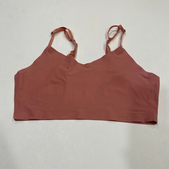 Marilyn Monroe Rust Red Seamless Bralette Crop Cami Top XL Nylon Spandex Adjusta - Picture 1 of 4